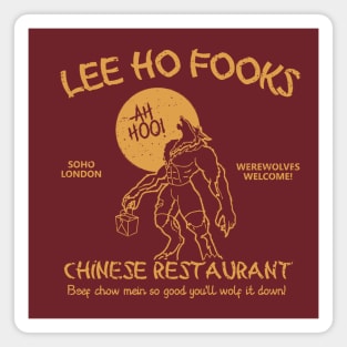 Lee Ho Fooks Chinese Restaurant Magnet